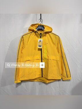 NWT Tommy Hilfiger Women’s Windbreaker Jacket Daffodil Yellow Size Small 1889447